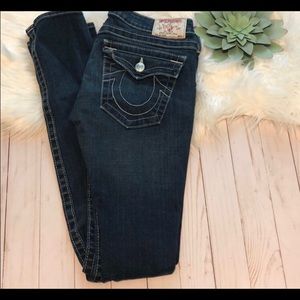 True religion size 30 skinny jeans